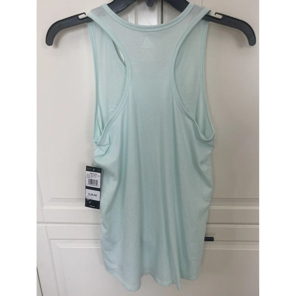 Adidas Girls Logo Tank Top, Ice Mint, Size  XLG 16 (AA4977)